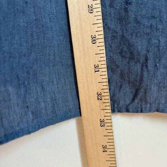 Michael Kors Men’s XXL 2XL Slim Fit Blue Casual Long Sleeve Button Down Shirt - Picture 7 of 9